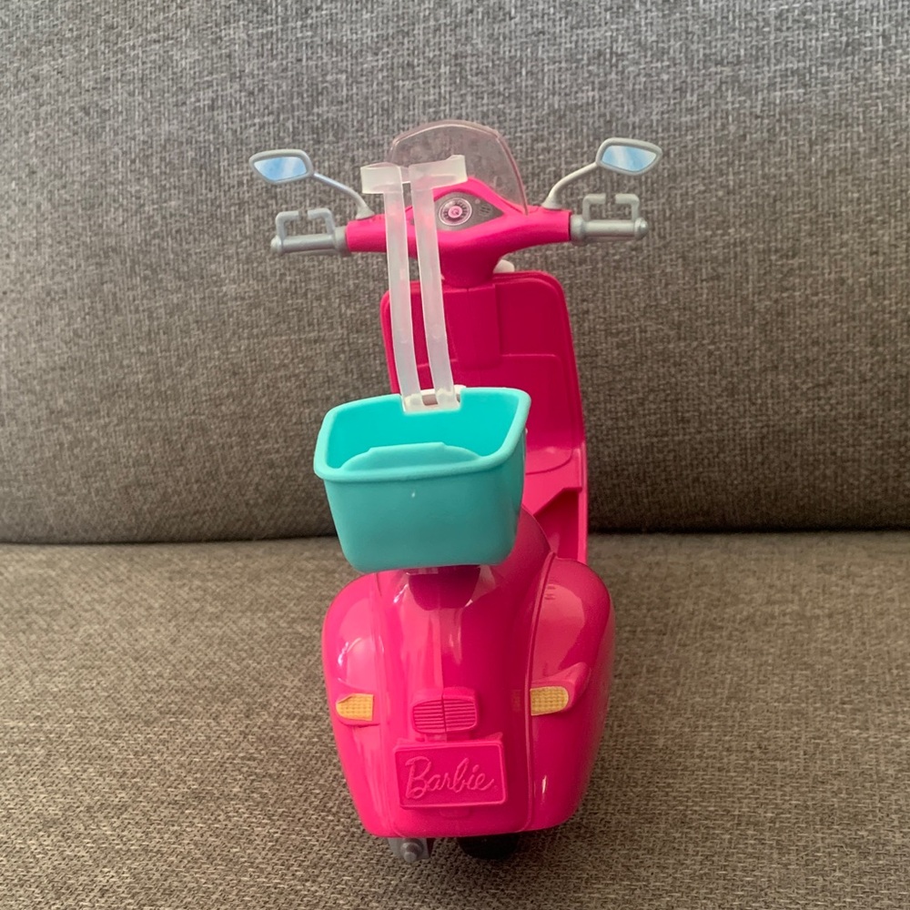 Barbie Doll Scooter Vespa Motorbike Vehicle Playset Accessory - Picture 4 of 6